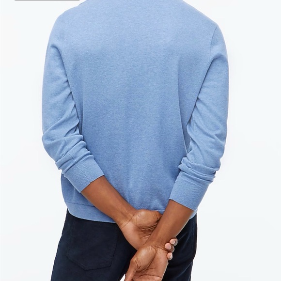 J. Crew Light Blue Crewneck Sweater - Picture 3 of 4